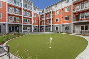 Putting Green at Cedar Pointe Senior Apartment Homes
